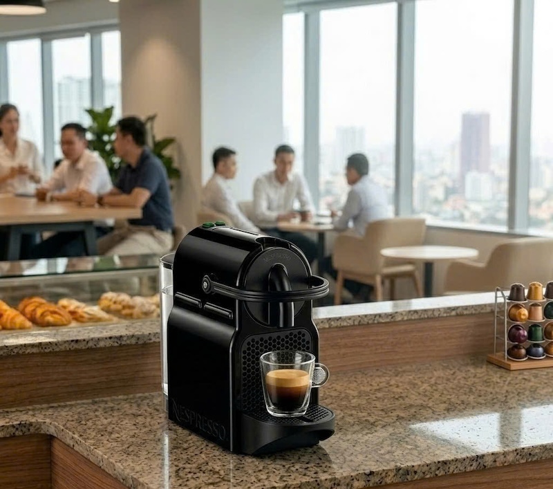 máy pha cà phê viên nén tự động cho văn phòng 1