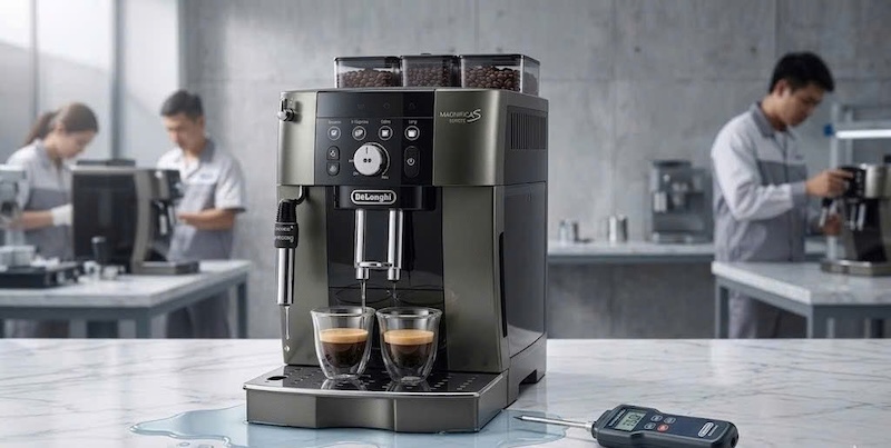 máy pha cafe bị chảy nước ở gầm máy 1
