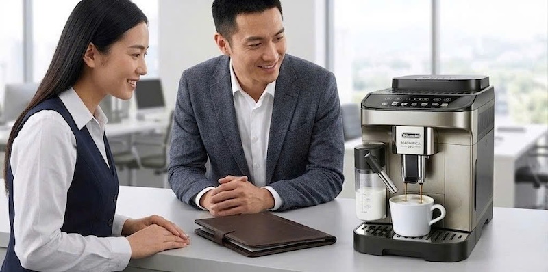 máy pha cafe espresso tự động delonghi ecam 290 1