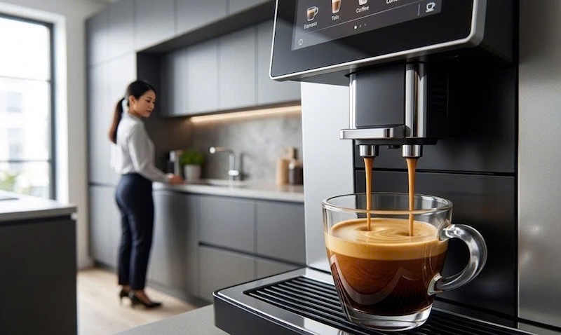 máy pha cafe tự động cho pantry công sở 2
