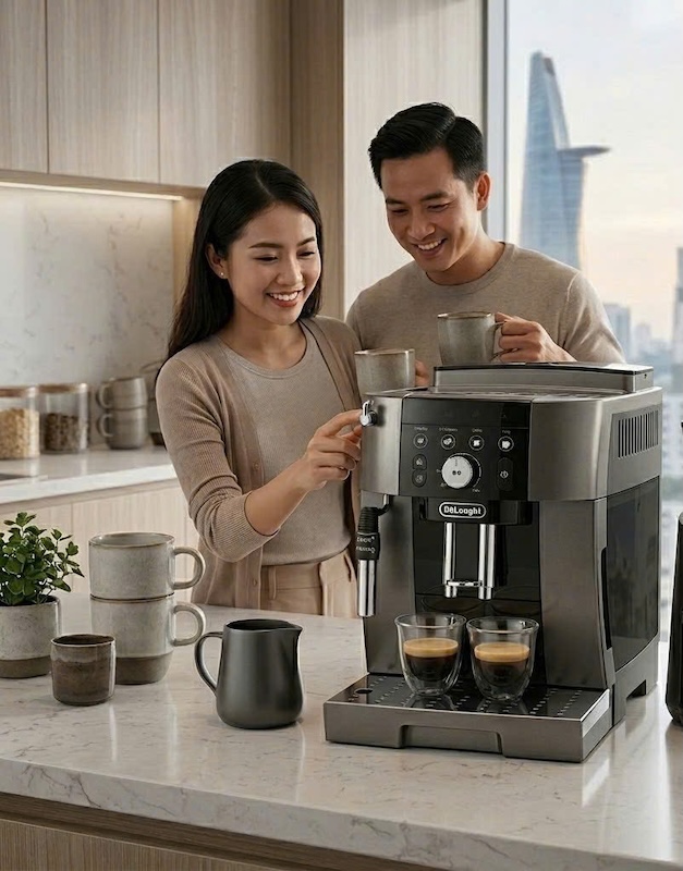máy pha cafe tự động cho pantry công sở 3