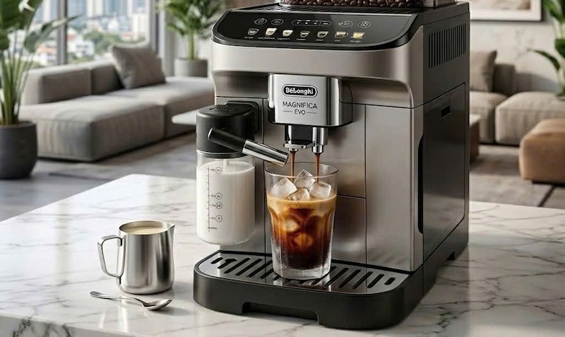 máy pha cafe tự động có dùng được đá không 2