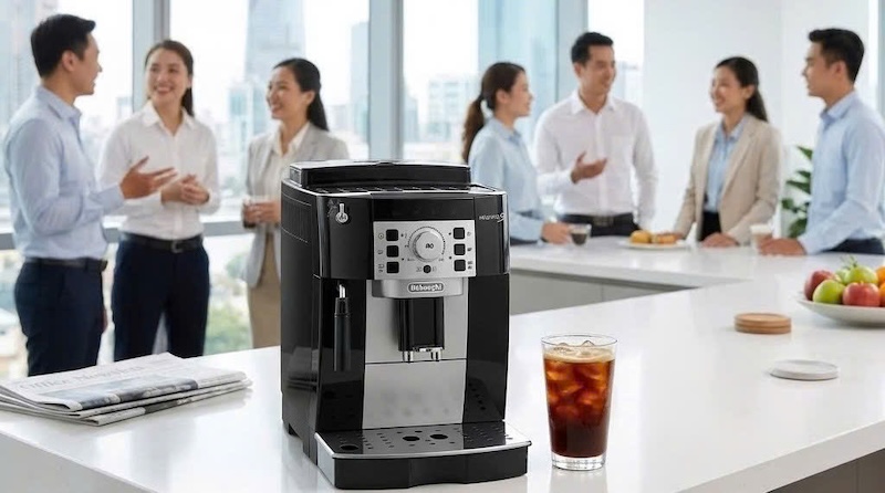 máy pha cafe tự động có pha được americano đá không 2