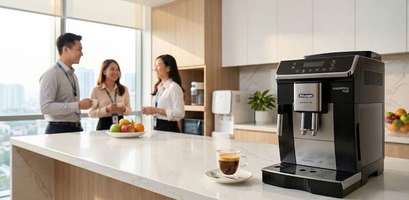 máy pha cafe tự động có xay được hạt cafe tẩm bơ không 3