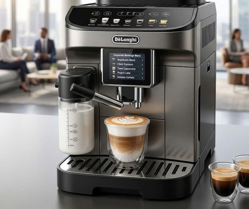 máy pha cafe tự động công suất lớn cho văn phòng 2