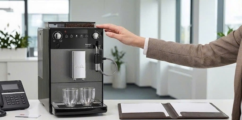 máy pha cafe tự động của đức cho công ty 3
