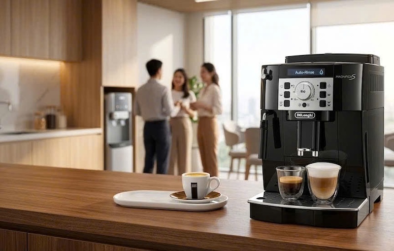 máy pha cafe tự động gia đình loại nào dễ vệ sinh nhất 1