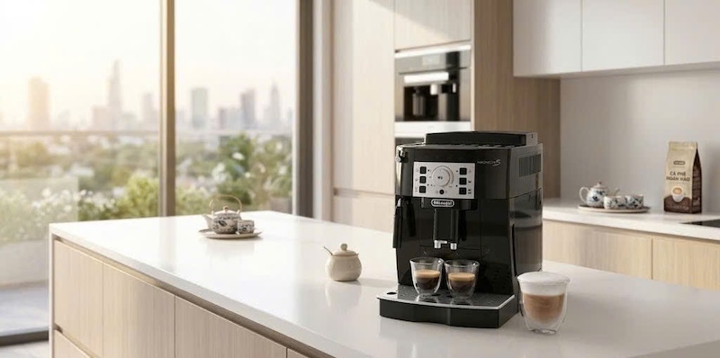 máy pha cafe tự động gia đình loại nào dễ vệ sinh nhất