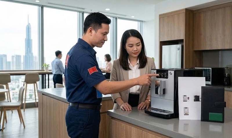 máy pha cafe tự động melitta 3