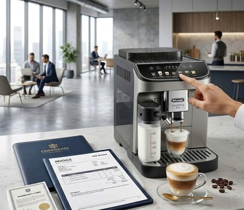 mua máy pha cà phê văn phòng có hóa đơn vat đầy đủ 1