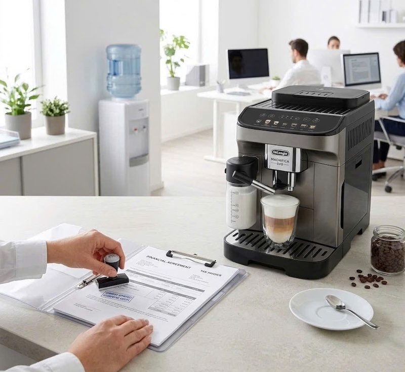 mua máy pha cà phê văn phòng có hóa đơn vat đầy đủ 3