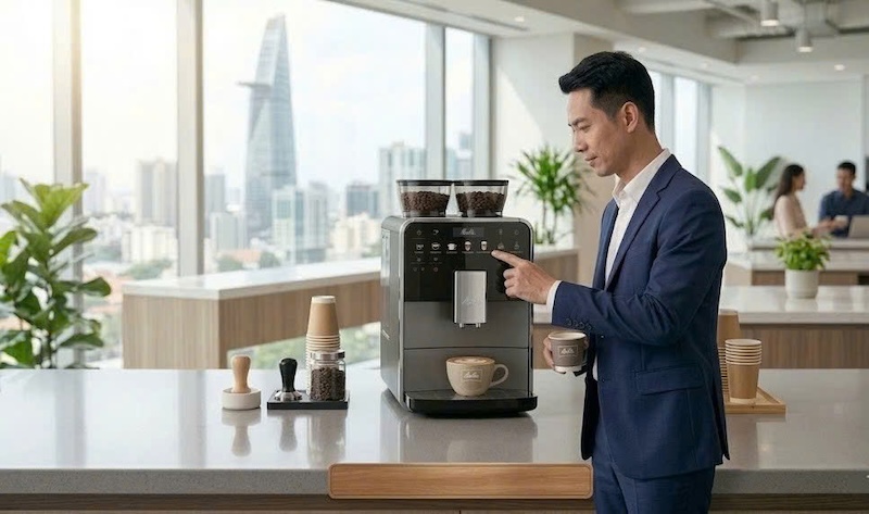 mua máy pha espresso tự động thương hiệu châu âu ở đâu uy tín 1