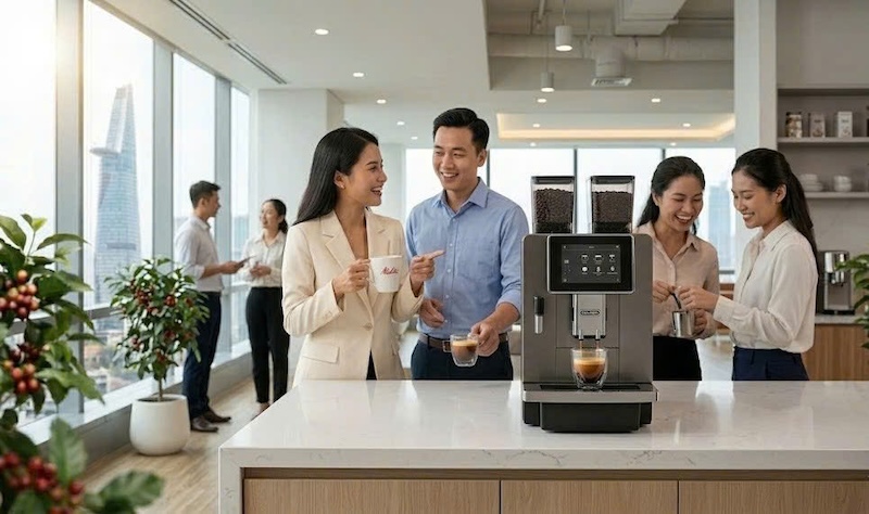 nên mua máy pha cafe tự động của hãng nào bền ít hỏng vặt