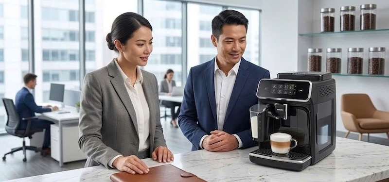nơi bán máy pha cafe tự động phillips chính hãng 1
