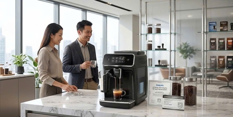 nơi bán máy pha cafe tự động phillips chính hãng