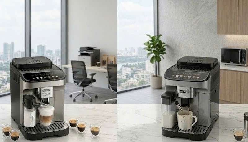 phân biệt máy pha cà phê delonghi chính hãng và hàng nhái