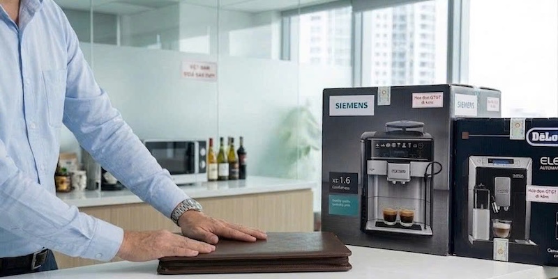 so sánh máy pha cafe siemens và delonghi 3