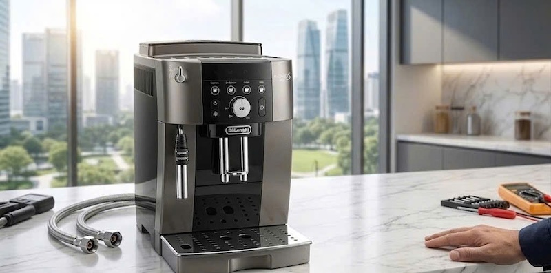 thay van chống hút ngược máy pha 2