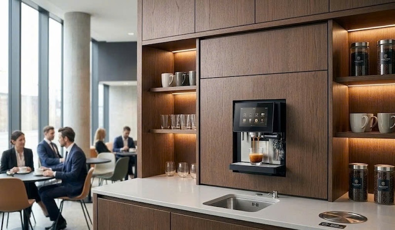 tủ máy pha cafe tự động tự phục vụ 3