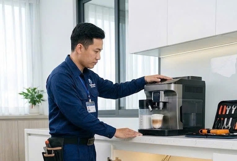 tư vấn lắp đặt máy pha cafe tự động tận nơi cho công ty 3