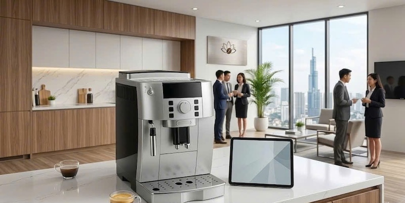 ưu nhược điểm của máy pha cafe tự động thông minh