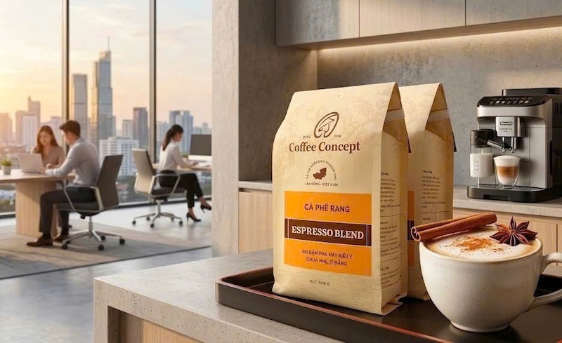 Bí quyết pha chế cà phê kết hợp với quế hồi 2