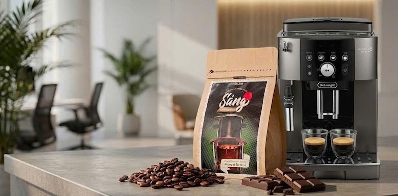 cà phê hạt vị chocolate tự nhiên
