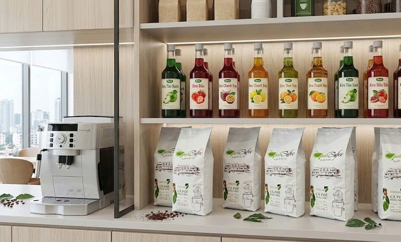 Cách bảo quản các loại syrup trái cây pha cafe