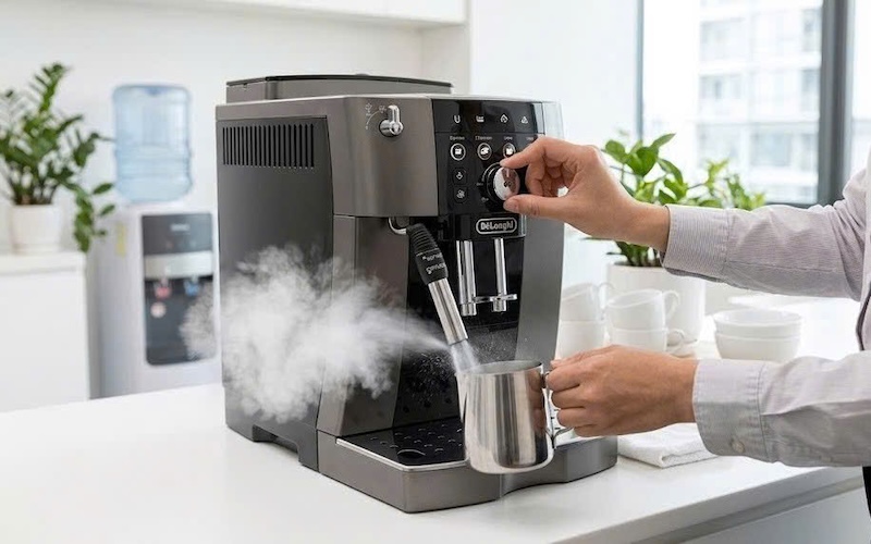 cách bảo quản sữa tươi trong tỷ lạnh pantry văn phòng 1