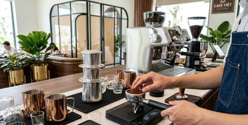 cách căn tỷ lệ brew ratio espresso 2