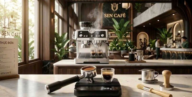 cách căn tỷ lệ brew ratio espresso