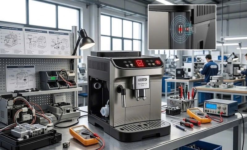 cách khắc phục lỗi máy pha cafe không nhận bình chứa nước 1