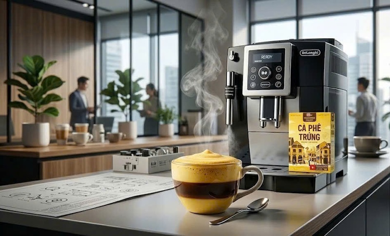 cách làm cafe trứng không tanh