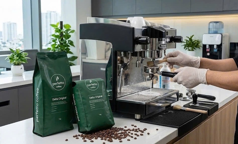 Cách pha cafe muối sầu riêng 2