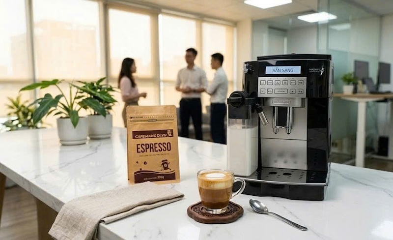 cách pha espresso macchiato
