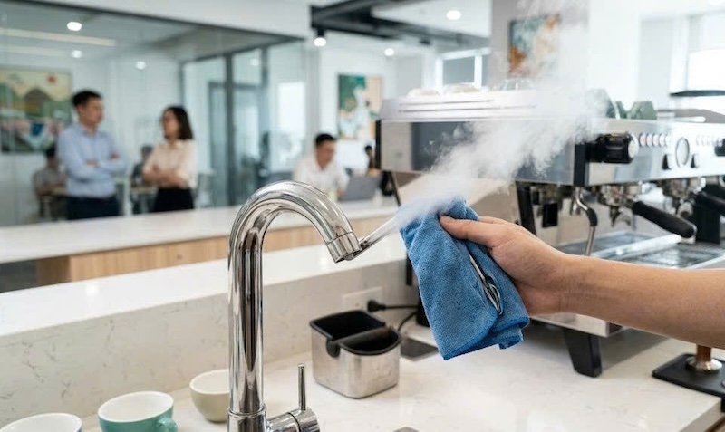 cách xử lý sữa bị quá nhiệt bột bị rỗ 2