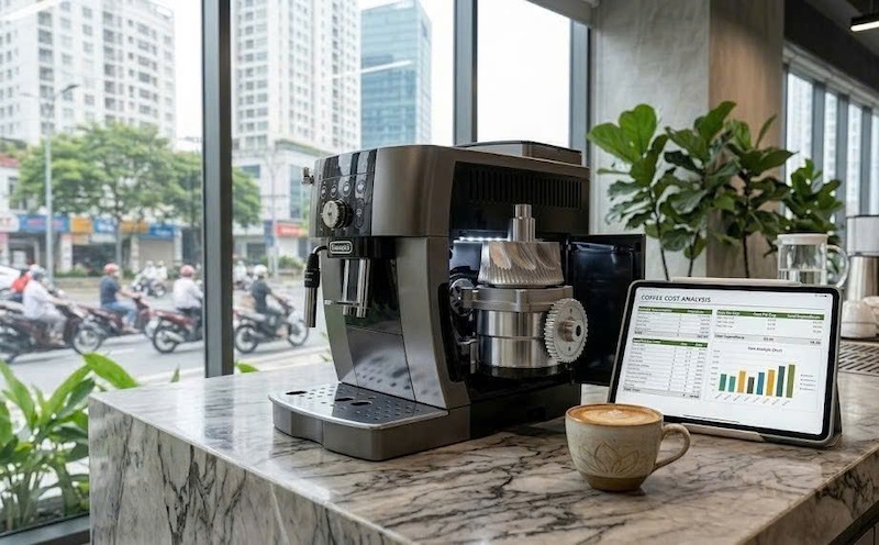 chi phí thực tế cho một tách espresso tại văn phòng 3