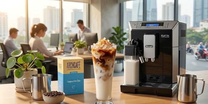 công thức cafe cốt dừa kem béo
