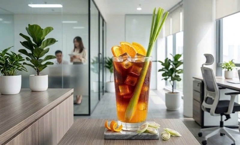 công thức cold brew cam sả thanh mát 3