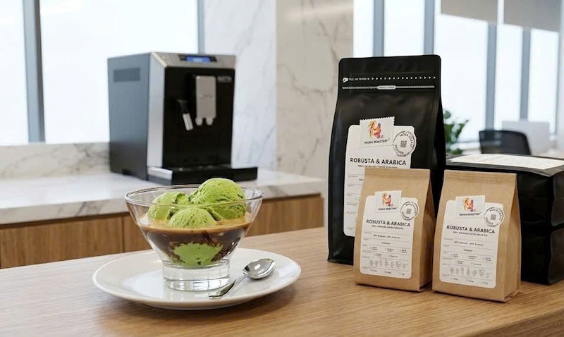 công thức espresso affogato với kem matcha 1