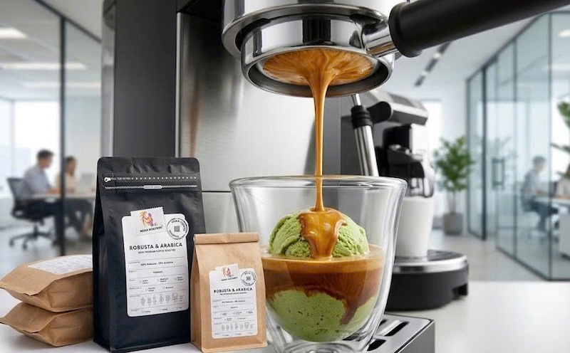 công thức espresso affogato với kem matcha 2