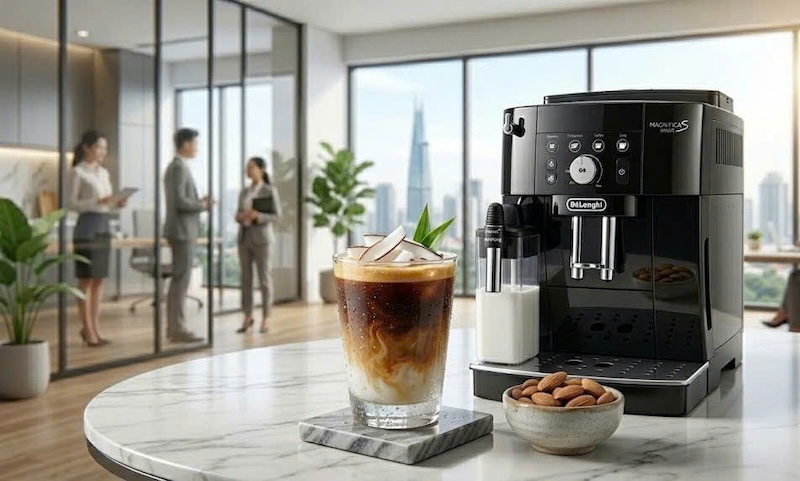 công thức latte hạt hạnh nhân cho người ăn kiêng 3