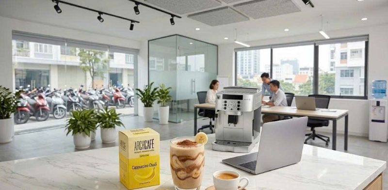 công thức sinh tố cà phê chuối 2