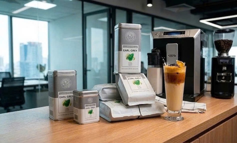 Công thức trà sữa cà phê Earl Grey