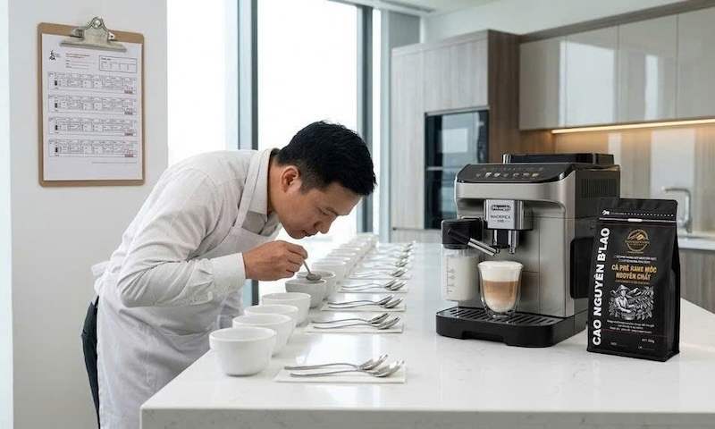 điểm số cupping sca của hạt cafe specialty