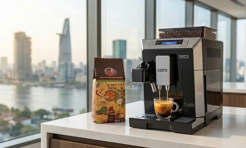 hạt cafe có hậu vị ngọt thơm tự nhiên cho văn phòng