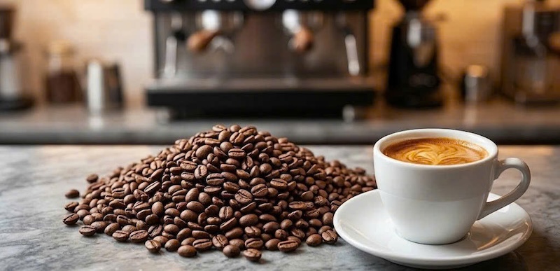 hạt cafe mix robusta và arabica theo tỷ lệ