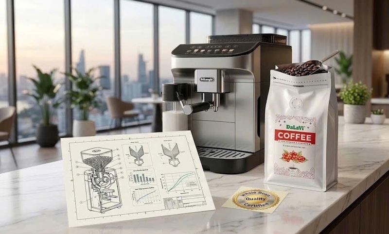 hạt cafe nguyên chất chưa xay đóng gói 3