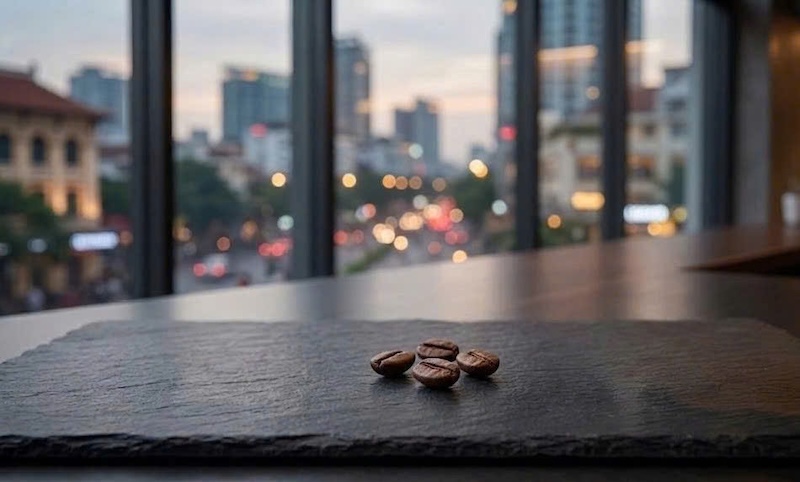 hạt cafe rang độ vừa medium roast 1