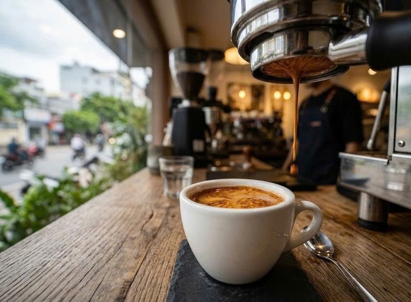 hạt cafe rang độ vừa medium roast 3